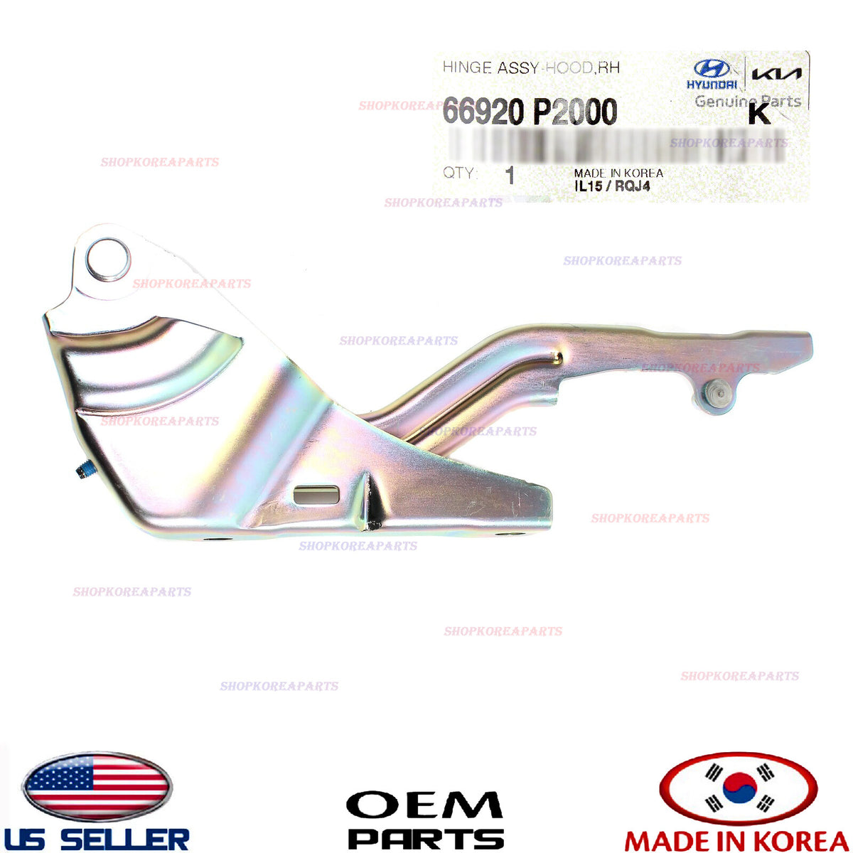 Genuine Hood Hinge RIGHT Passenger Side ⭐OEM⭐ Kia Sorento 2021-2023 66920P2000