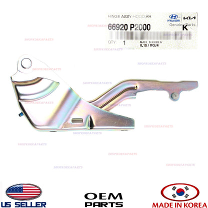 Genuine Hood Hinge RIGHT Passenger Side ⭐OEM⭐ Kia Sorento 2021-2023 66920P2000