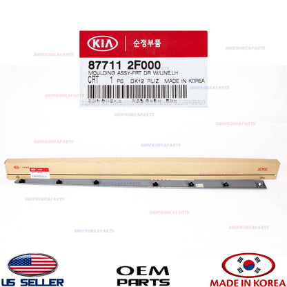 Genuine Front Door Body Side Molding Left Driver Side OEM Kia Spectra 2004-2009