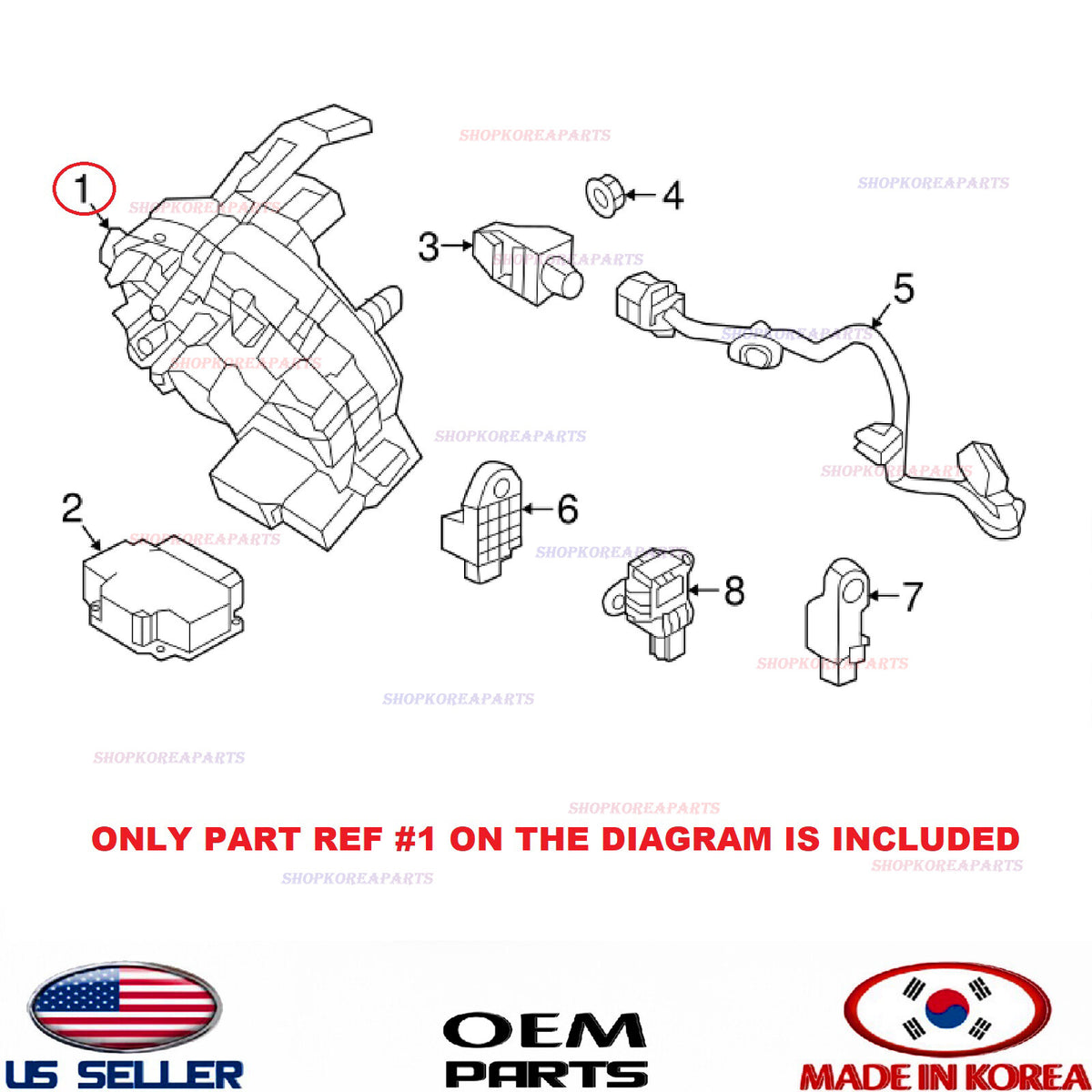Genuine Clock Spring Module Contact Wiring Heated ⭐OEM⭐ KIA OPTIMA 2019-2020