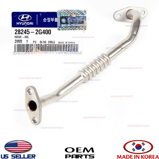 Turbocharger Oil Return Line Tube HYUNDAI KIA 2.0L Turbo 11-16 See compatibility