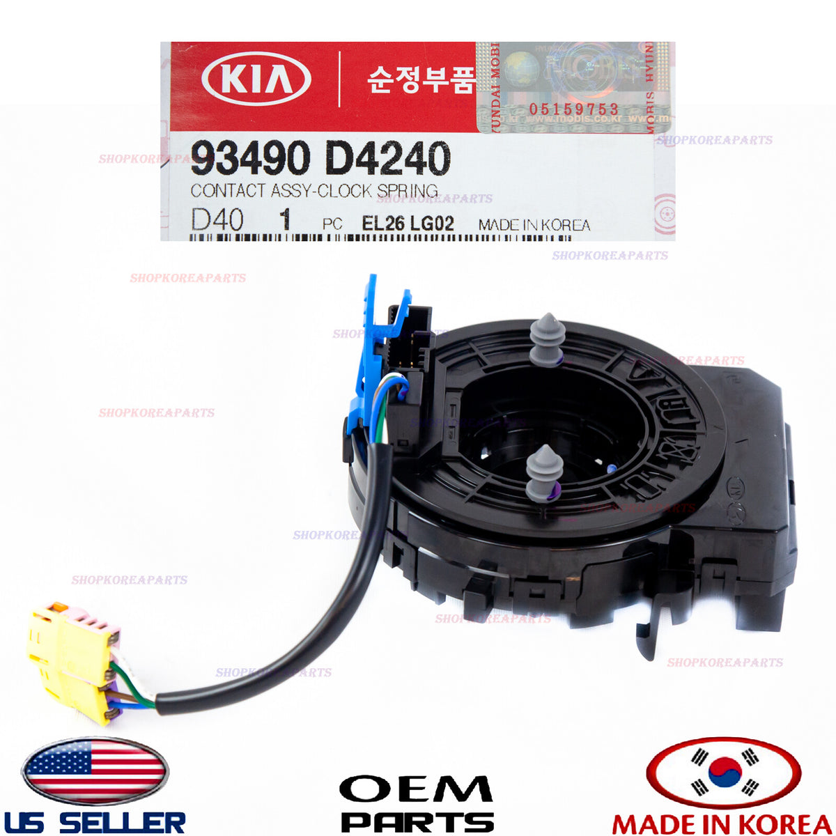 Genuine Clock Spring Module Contact Wiring Heated ⭐OEM⭐ KIA OPTIMA 2019-2020