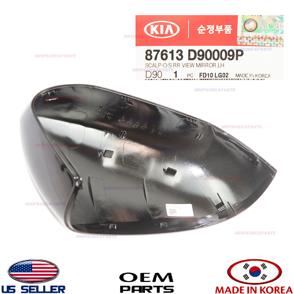 Genuine Mirror Cover Cap BLACK Driver Side ⭐OEM⭐ KIA SPORTAGE 2017-2022