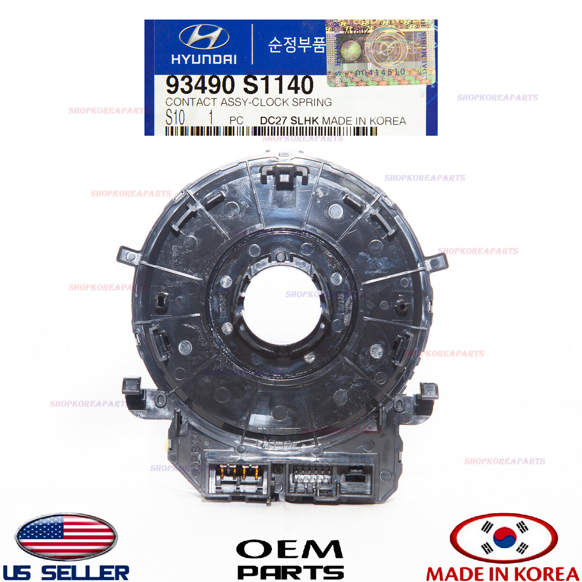 Genuine Clock Spring Contact Wiring NON Heated OEM HYUNDAI KIA See compatibility