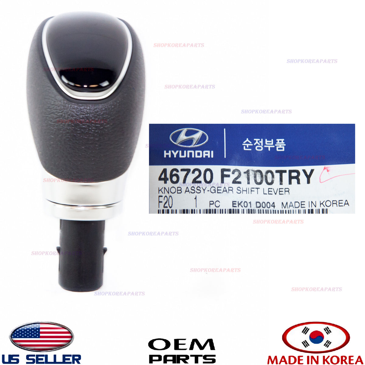 Genuine Gear Shift Lever Knob ⭐OEM⭐ HYUNDAI ELANTRA 2.0L 6AT 17-20 46720F2100TRY