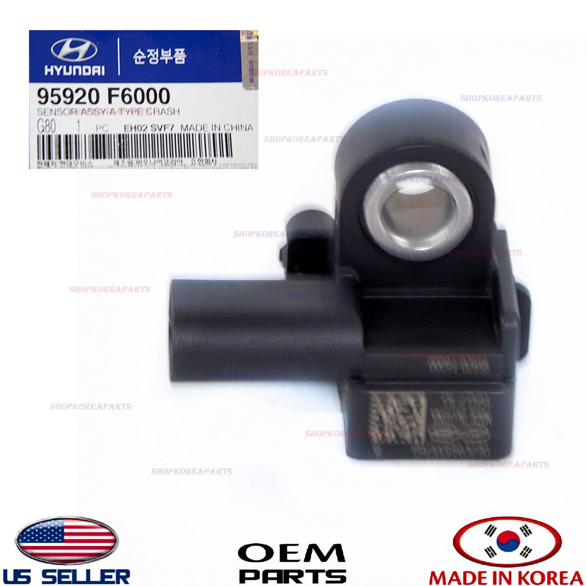 Genuine Front Crash Impact Sensor ⭐OEM⭐ Accent 2018-2022 / Kia Cadeza 2017-2020