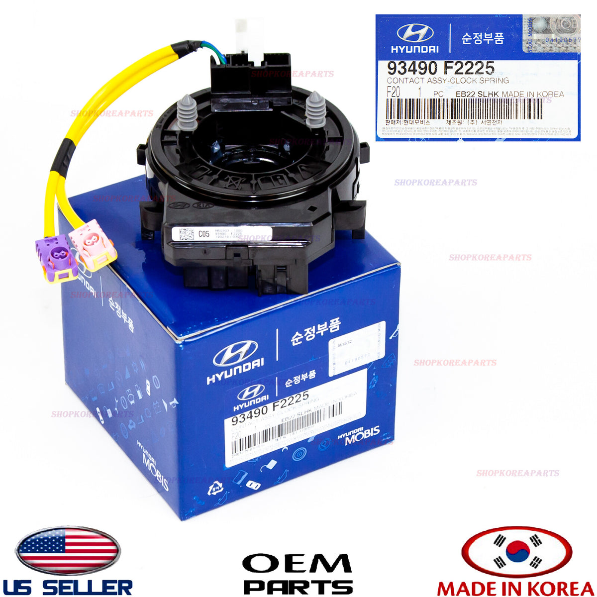 OEM Clock Spring Module Contact wiring steering wheel ELANTRA Sedan 4dr 2017-20