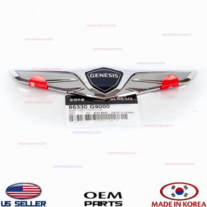 Genuine Rear Trunk Wing Emblem Tail Gate Wing Emblem OEM Genesis G70 2019-2021