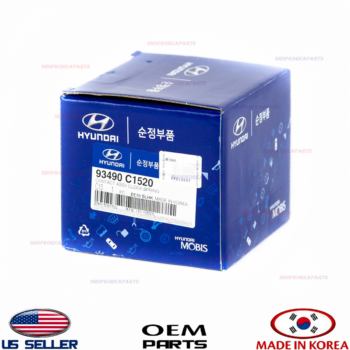 Genuine Clock Spring Wiring Contact Module OEM Sonata 2018-2019 w/o Heated