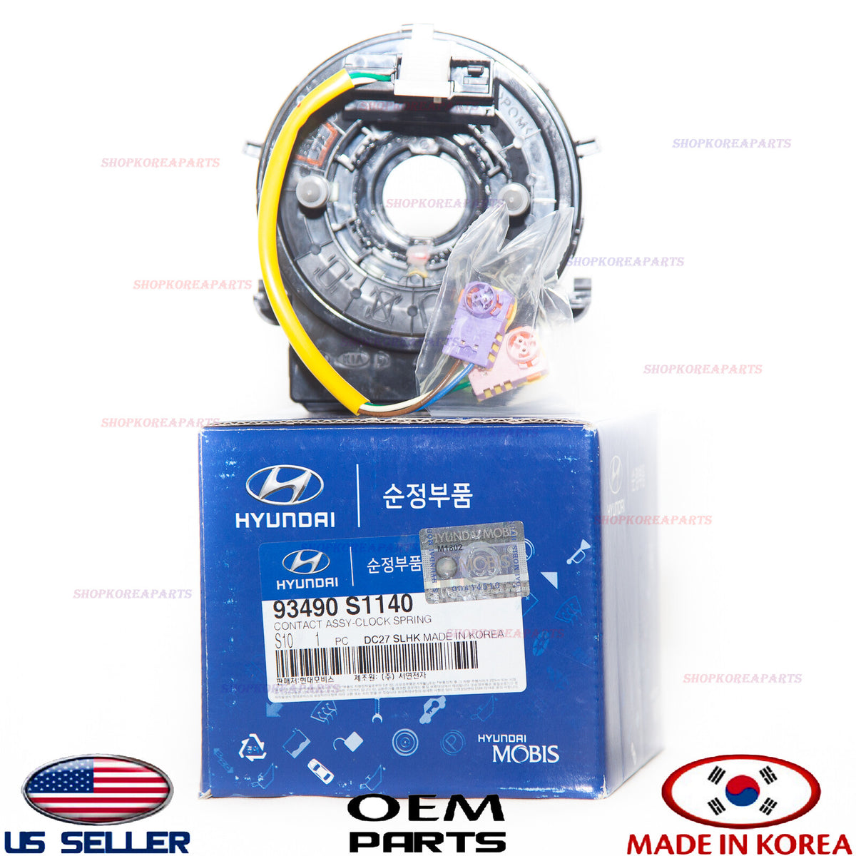 Genuine Clock Spring Contact Wiring NON Heated OEM HYUNDAI KIA See compatibility