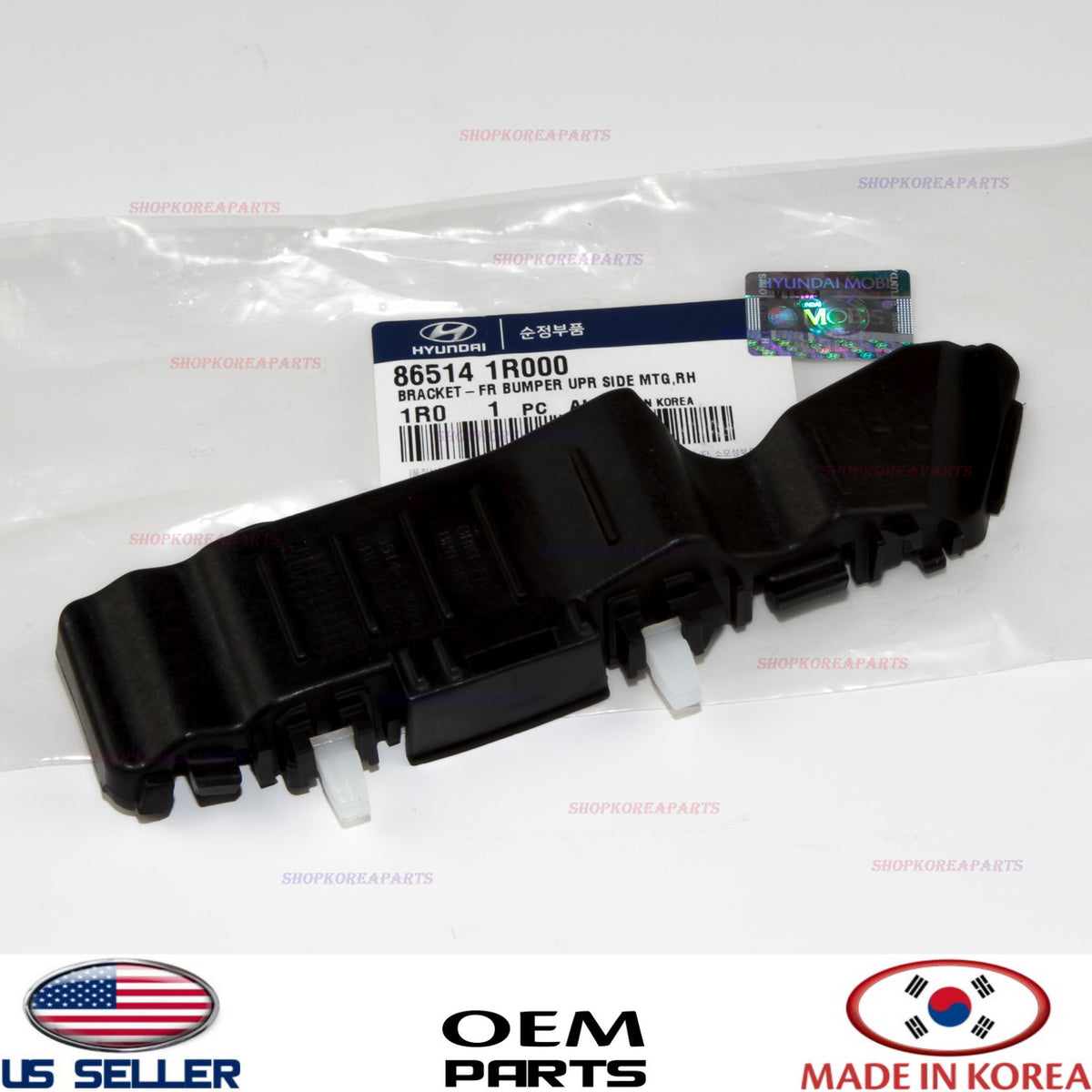 Genuine Front Bumper Bracket Mounting RIGHT Passenger Side OEM Accent 2012-2017