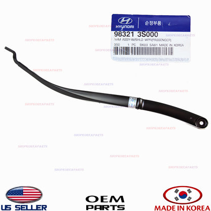 WIPER ARM WINDSHIELD RIGHT PASSENGER SIDE GENUINE! SONATA 2011-2014 983213S000