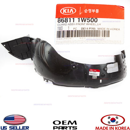 Genuine Fender Liner Front LEFT Driver Side ⭐OEM⭐ KIA RIO 2016-2014 868111W500
