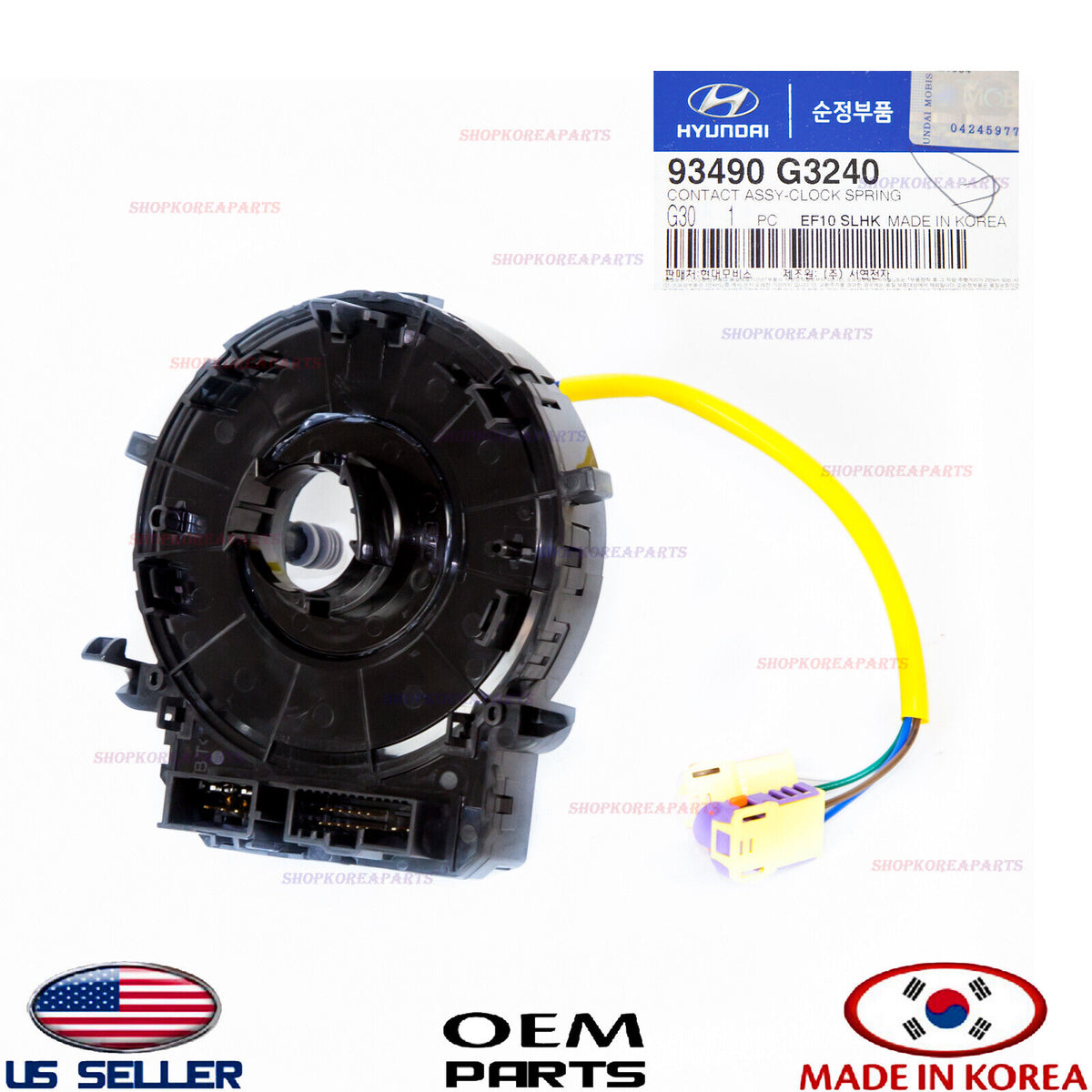 Clock Spring Contact Module Heated Steering Wheel ELANTRA GT 18-20 KONA 18-21