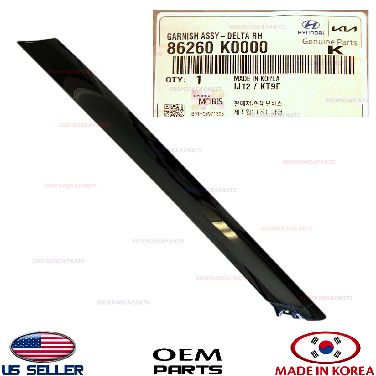 Genuine Windshield Trim Pillar Molding RIGHT Passenger Side OEM Soul 2020-2024