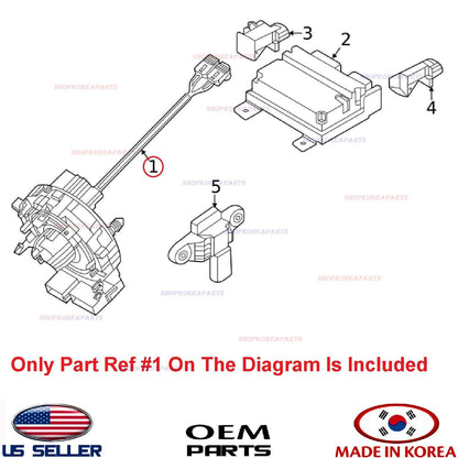 Genuine Clock Spring Contact Wiring NON Heated OEM HYUNDAI KIA See compatibility