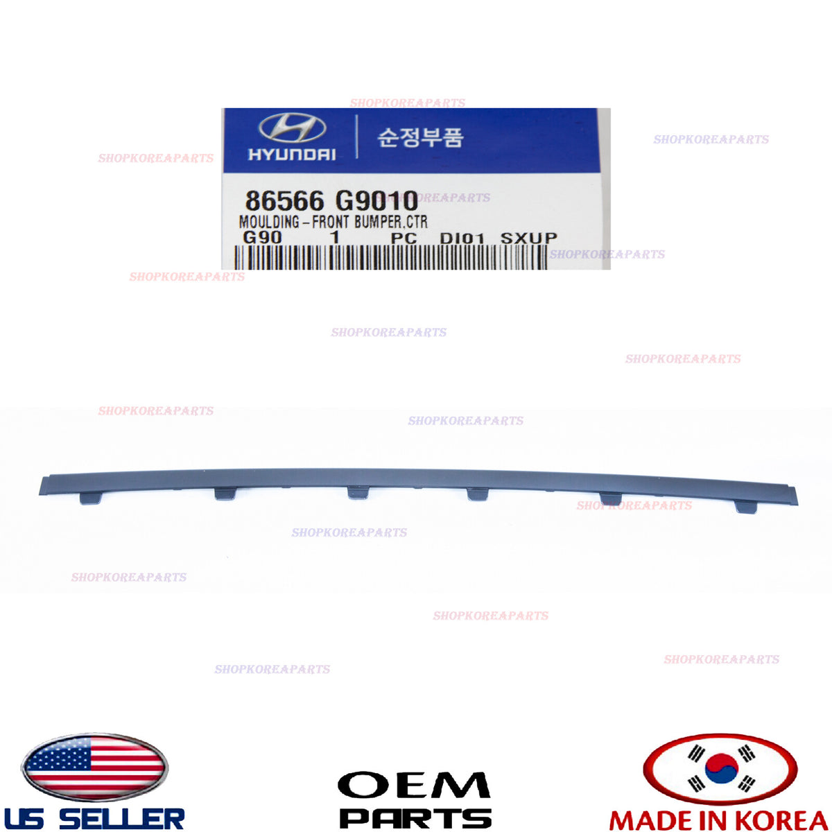 MOULDING FRONT BUMPER LOWER CENTER GENUINE! GENESIS G70 2019-2020 86566G9010