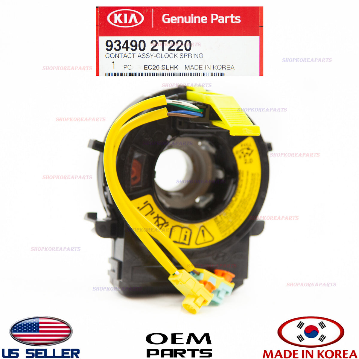 Genuine Clock Spring Module Contact Wiring OEM OPTIMA 2011-2013 W/Paddle Shifter