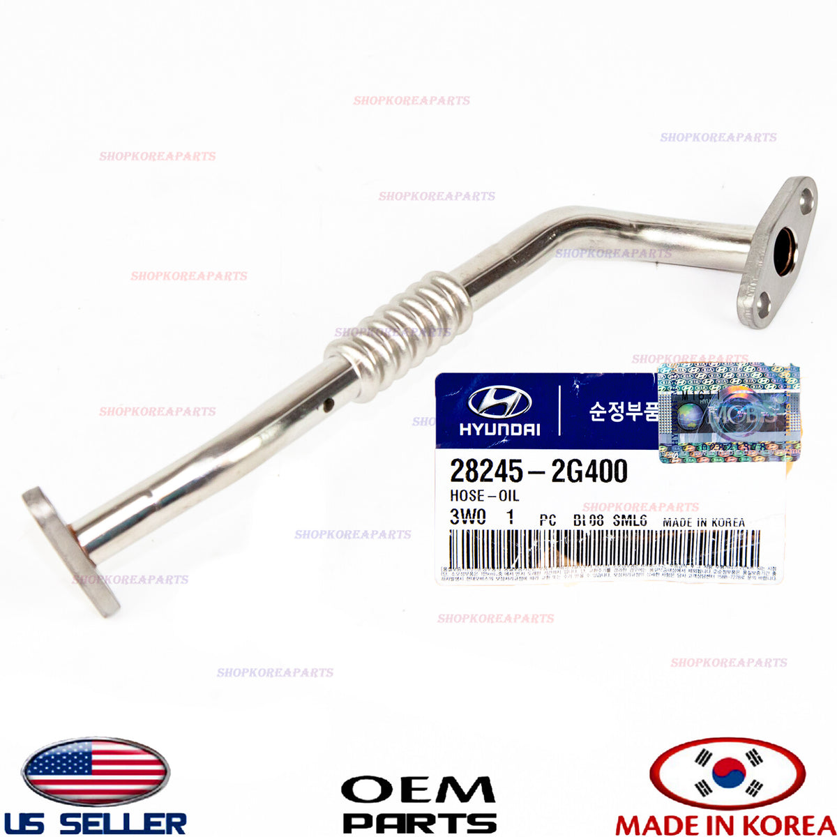 Turbocharger Oil Return Line Tube HYUNDAI KIA 2.0L Turbo 11-16 See compatibility
