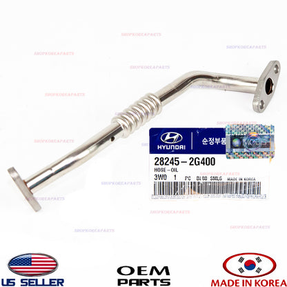 Turbocharger Oil Return Line Tube HYUNDAI KIA 2.0L Turbo 11-16 See compatibility