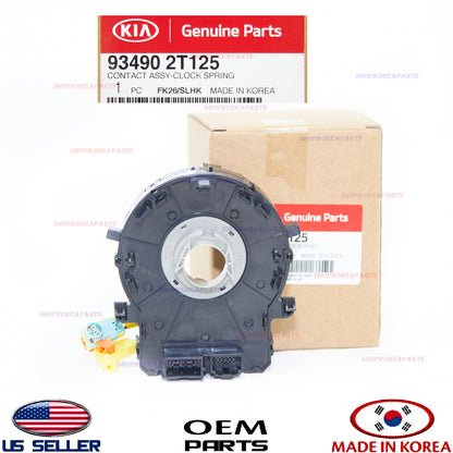 Genuine Clock Spring Module Contact Wiring OEM KIA OPTIMA 14-15 w/o Heated Seats