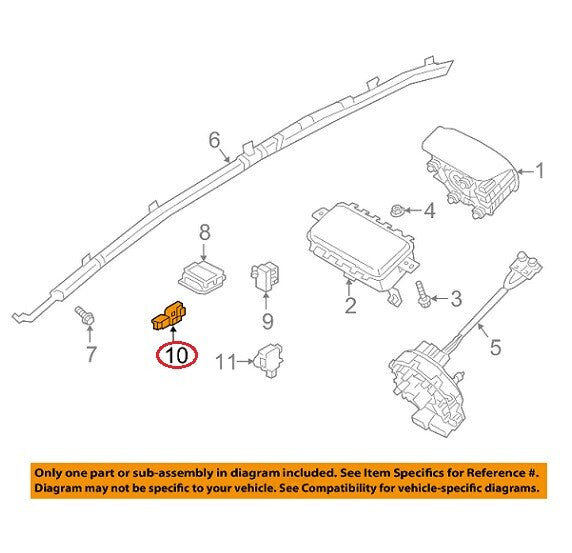 Genuine Front Crash Impact Sensor ⭐OEM⭐ Accent 2018-2022 / Kia Cadeza 2017-2020