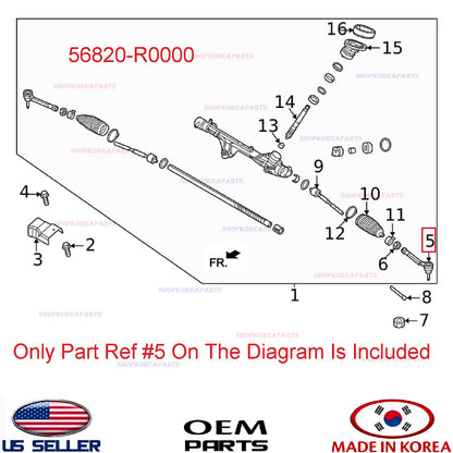 Genuine Outer Tie Rod End LEFT Driver Side ⭐OEM⭐ Kia Carnival 2022-2025