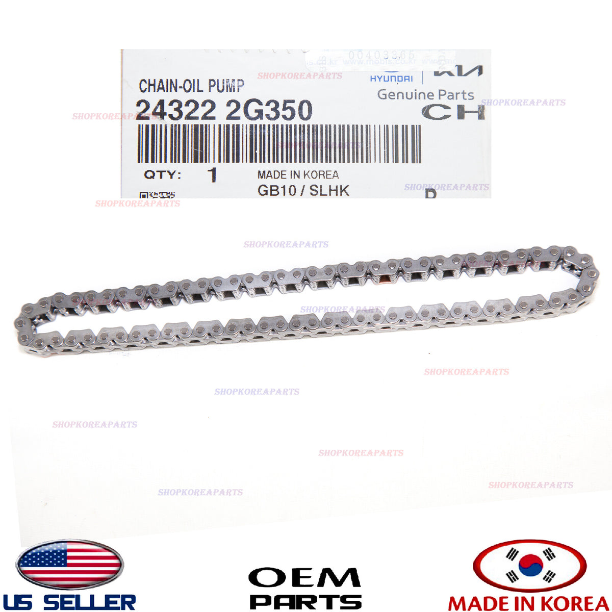 Genuine Engine Oil Pump Timing Chain OEM HYUNDAI KIA *See compatibility