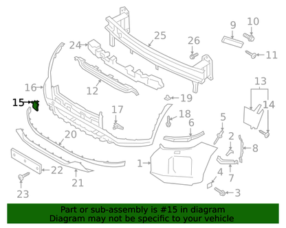 GENUINE Front Bumper Tow Hook Eye Cap 2020-2022 Hyundai Palisade 86517S8000
