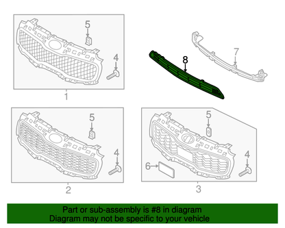 GENUINE Front Bumper Lower Grille for 2017 2018 2019 Kia Sportage 86569D9000