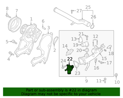 OEM Thermostat for 17-22 Palisade Cadenza Sedona Sorento Telluride 255003L300