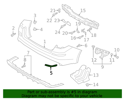 GENUINE REAR Bumper Reflector LEFT LH for 2019-2020 Kia Optima 92405D4500