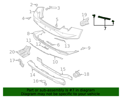GENUINE Rear Bumper Side Bracket RIGHT RH for 21-23 Hyundai Elantra 86652AA000