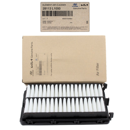 GENUINE OEM Air Filter for 2020-2022 Santa Cruz Santa Fe Sonata 28113L1000