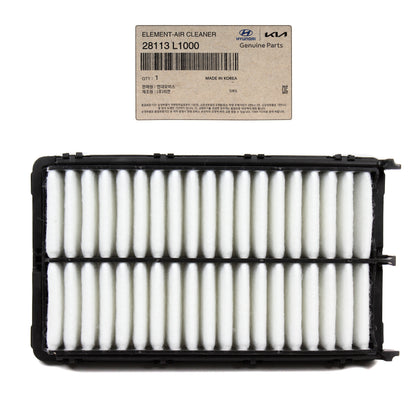 GENUINE OEM Air Filter for 2020-2022 Santa Cruz Santa Fe Sonata 28113L1000
