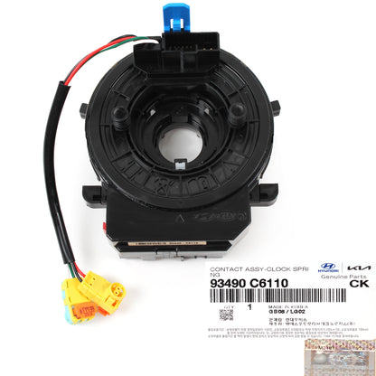 GENUINE SRS Air Bag Clock Spring w/ Heated for 16-18 Kia Sorento 93490C6110