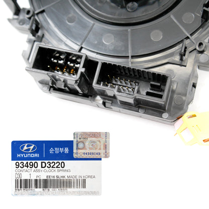 OEM SRS Air Bag Clock Spring W/O Heated for 16-18 Hyundai Tucson 93490D3220