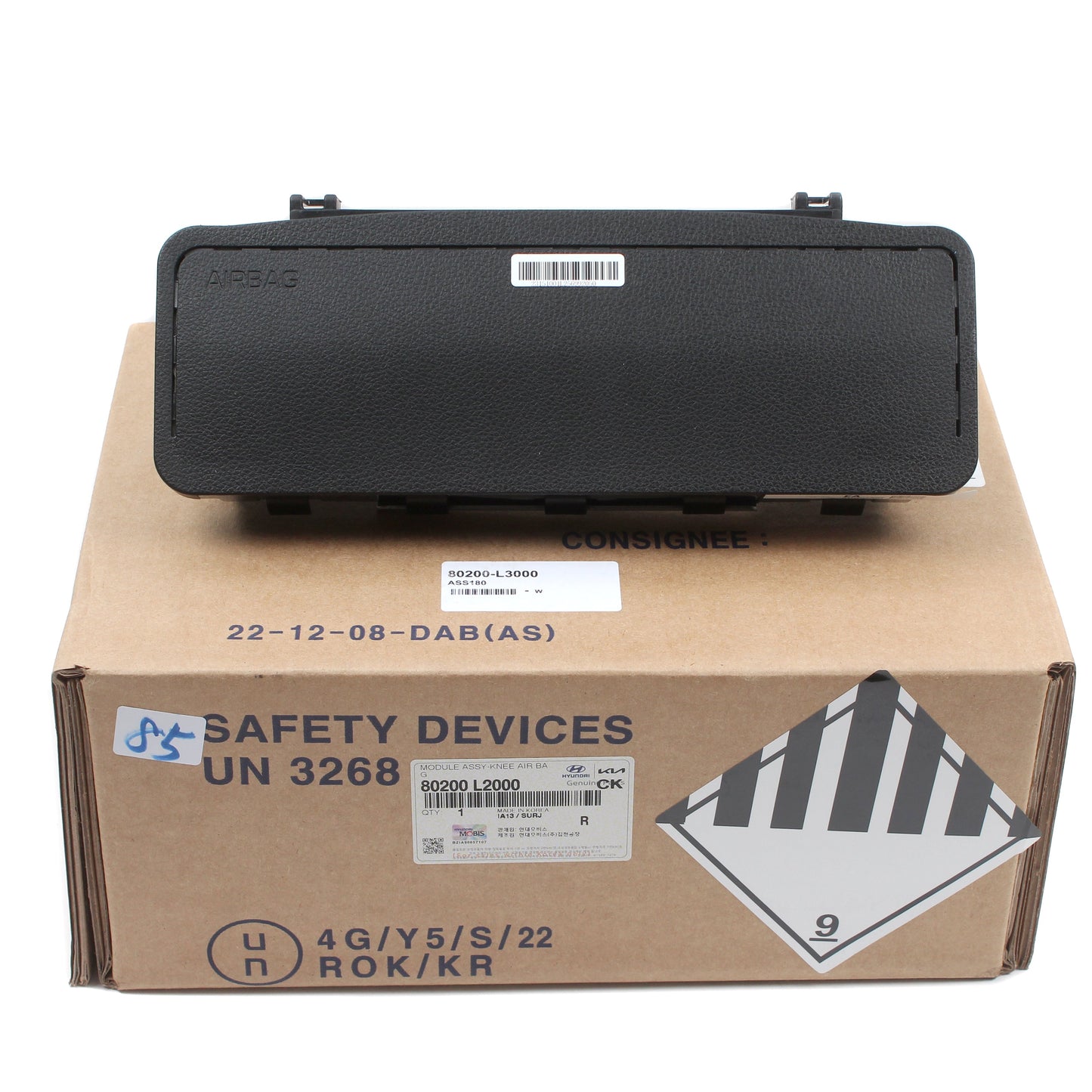 Genuine OEM Driver Knee Airbag for 2021–2024 Kia K5 80200L3000