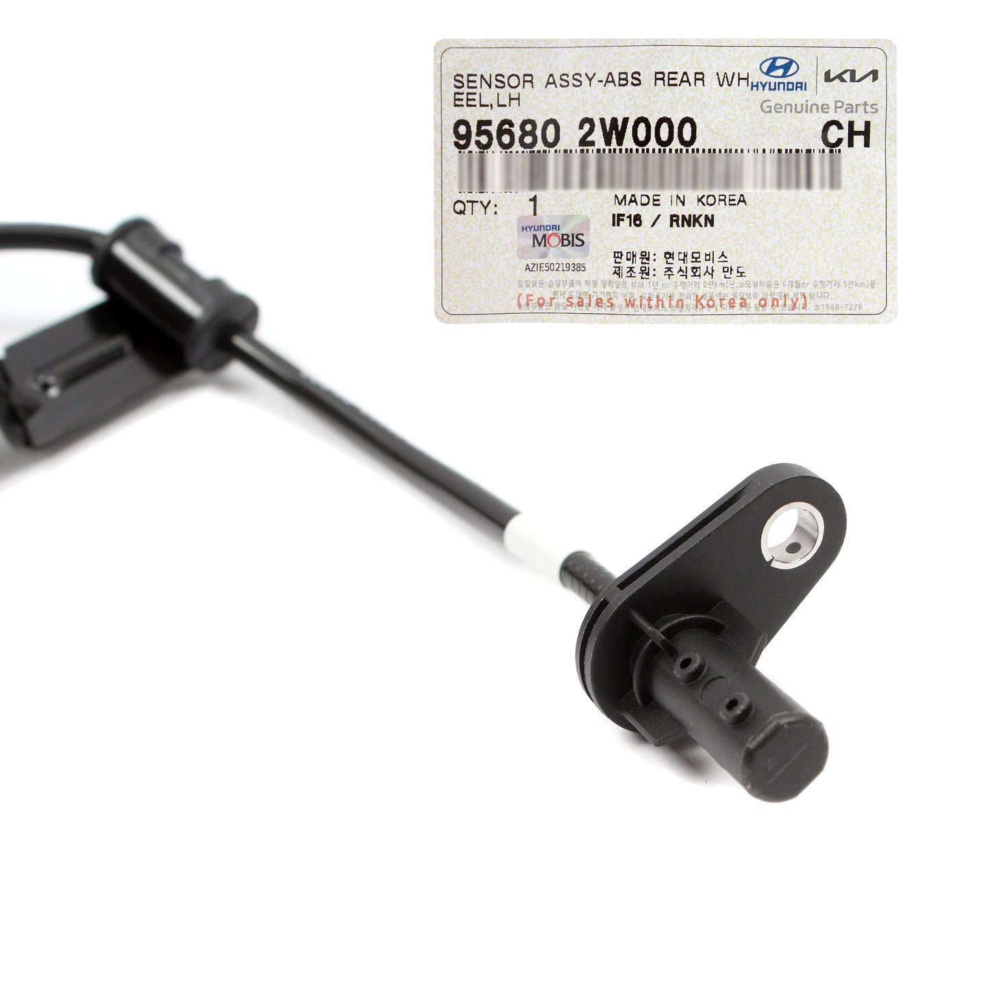OEM REAR ABS Speed Sensor LEFT for 13-19 Santa Fe 14-15 Sorento AWD 956802W000