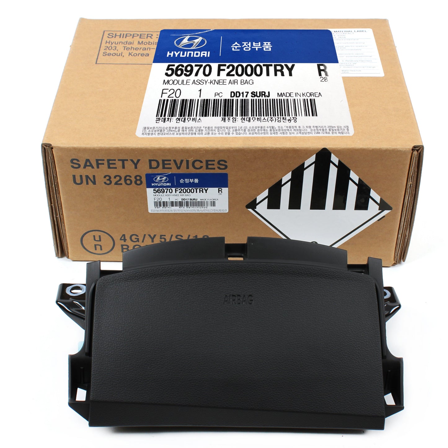 Genuine OEM Driver Knee Airbag Module for 2017–2018 Hyundai Elantra