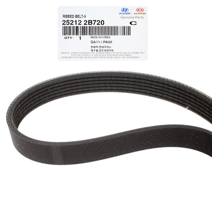 GENUINE Serpentine Belt for 13-20 Elantra Sonata Tucson Veloster 1.6L 252122B720