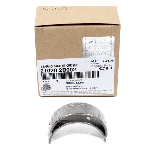 GENUINE Crankshaft Main Bearing STD Size for 10-21 Hyundai Kia 1.6L 210202B002