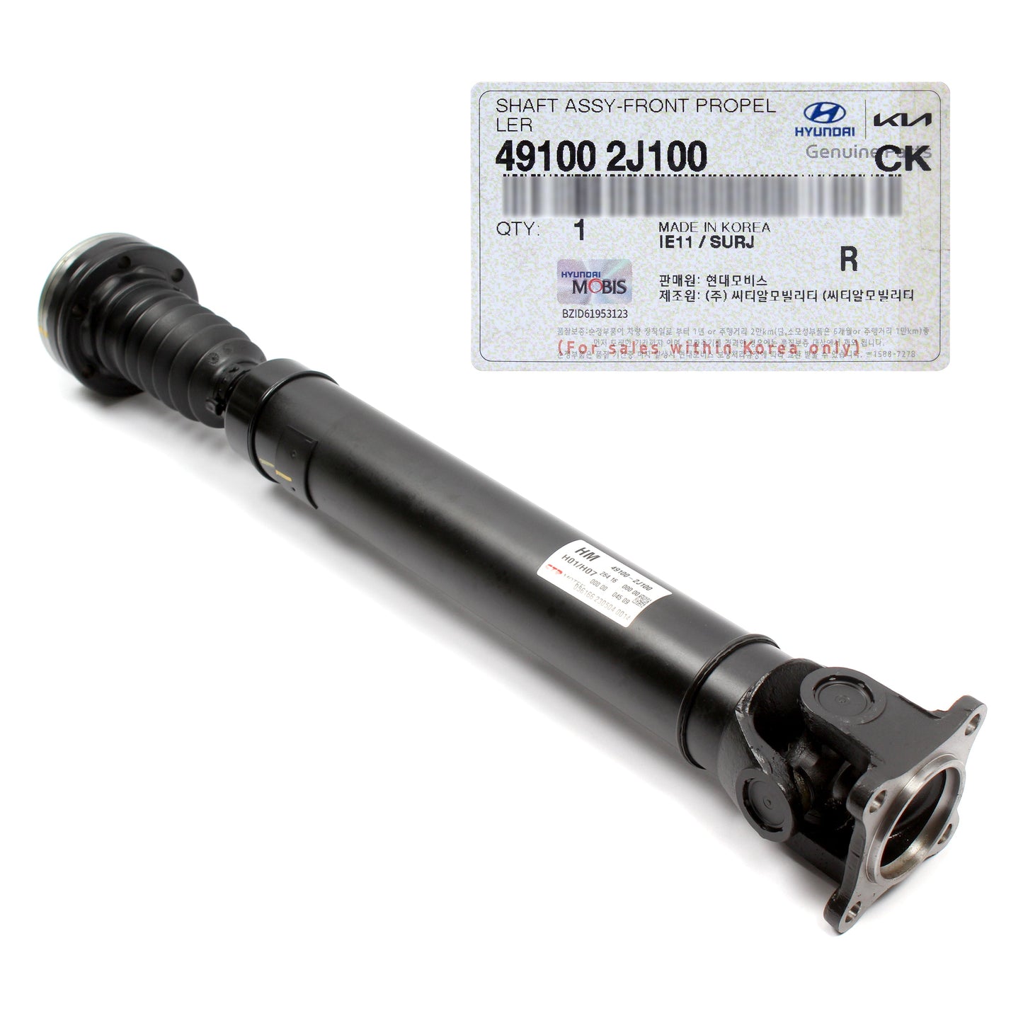GENUINE Front Propeller Drive Shaft for 2009-2011 Kia Borrego 3.8L 491002J100