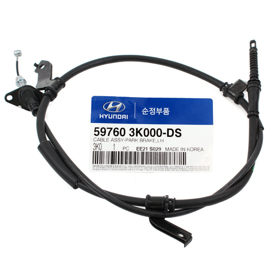 GENUINE PARKING BRAKE CABLE LEFT DRIVER SIDE for 06-10 HYUNDAI SONATA 597603K000