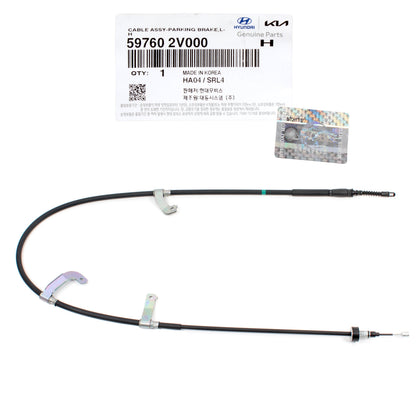 GENUINE Parking Brake Cable LEFT for 2012-2017 Hyundai Veloster 597602V000