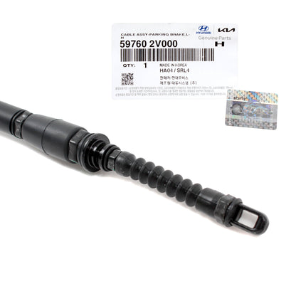 GENUINE Parking Brake Cable LEFT for 2012-2017 Hyundai Veloster 597602V000