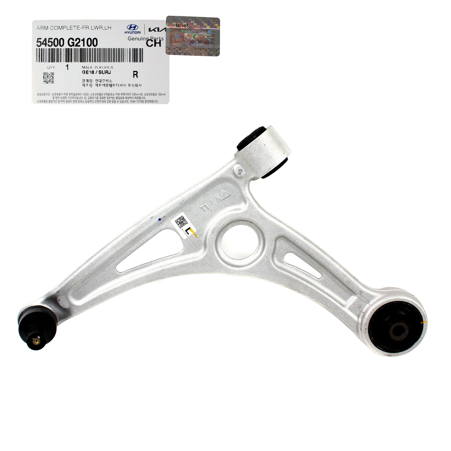 GENUINE Lower Control Arm FRONT LEFT DRIVER for 17-21 Ioniq Kona Niro 54500G2100