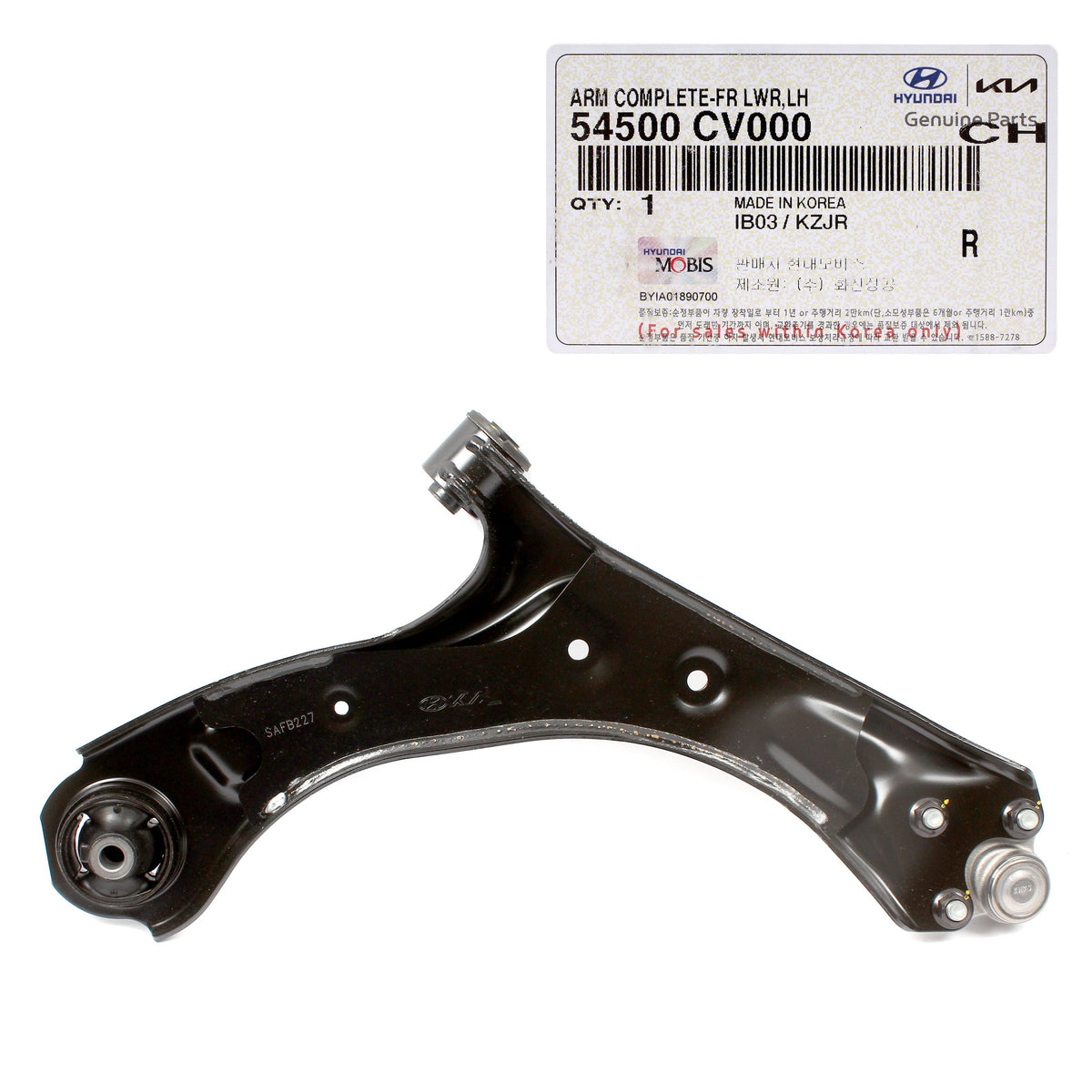 GENUINE Front Lower Control Arm RIGHT PASSENGER for 2022-23 Kia EV6 54501CV000