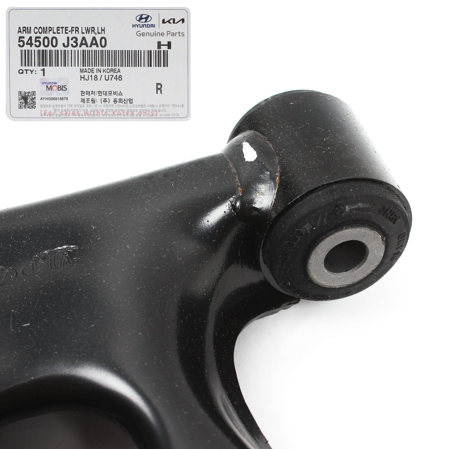 GENUINE Front Lower Control Arm RIGHT for 2019-21 Hyundai Veloster 54501J3AA0