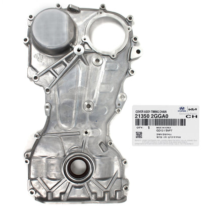 GENUINE Timing Chain Cover for 15-17 Santa Fe Optima Sorento OEM 213502GGA0